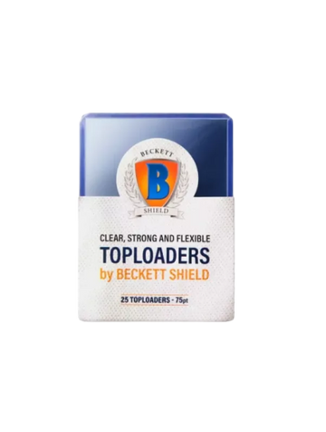 Beckett Shield | 25 Toploaders Standard