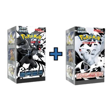 POKEMON | Pack 1 Caja Sobres Black Bolt & 1 Caja Sobres White Flare Coreanas