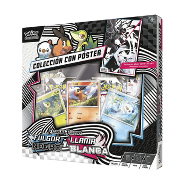 POKEMON | Caja Unova Póster Collection Fulgor Negro y Llama Blanca Español