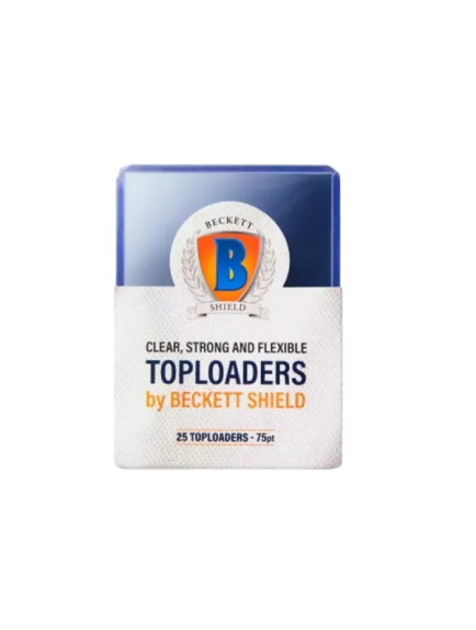 Beckett Shield | 25 Toploaders Standard
