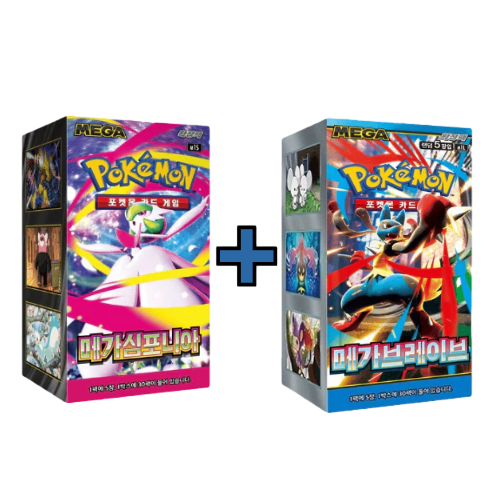 POKEMON | Pack 1 Caja Sobres Mega Symphonia & 1 Caja Sobres Mega Brave Coreanas