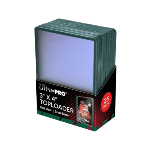Ultra PRO | 25 Toploaders borde verde