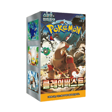 Caja Pokémon TCG SV2D Clay Burst coreano sellada 30 sobres