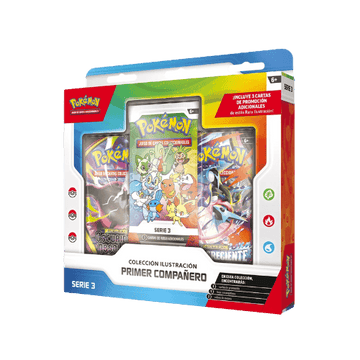 Caja Pokémon TCG First Partner Illustration Collection Series 3 en español para coleccionistas - TCG Level