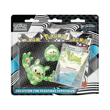 POKEMON | Blister Colección 3 Sobres Fulgor Negro Español