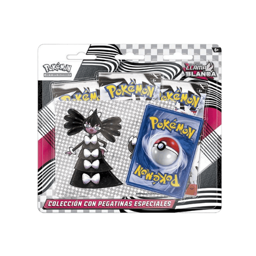 POKEMON | Blister Colección 3 Sobres Llama Blanca Español
