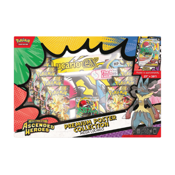 Premium Poster Collection Mega Lucario Héroes Ascendentes Español