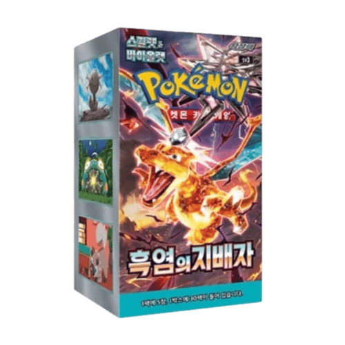 Caja sellada Ruler of the Black Flame SV3 coreana de Pokémon TCG