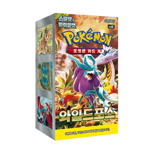 Caja Pokémon TCG SV5K Wild Force coreano sellada 30 sobres