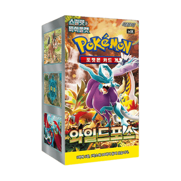 Caja Pokémon TCG SV5K Wild Force coreano sellada 30 sobres