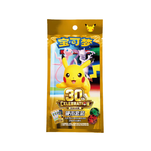 Pokémon 30 Aniversario Celebraciones Coin Set Chino en TCG Level
