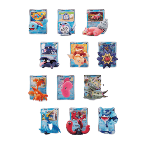 Caja Pokémon Dream Painting Water Ecology Figurine Set Vol 2