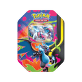 Lata Mega Charizard Pokémon TCG versión Charizard X