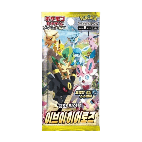 Sobre sellado Pokémon TCG Eevee Heroes en coreano