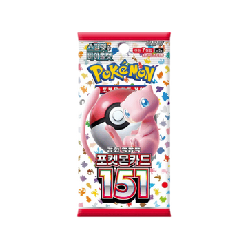 Sobre Pokémon TCG 151 coreano SV2a sellado 7 cartas