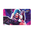 Tapete de juego Jinx Riftbound: Origins con borde cosido y base antideslizante
